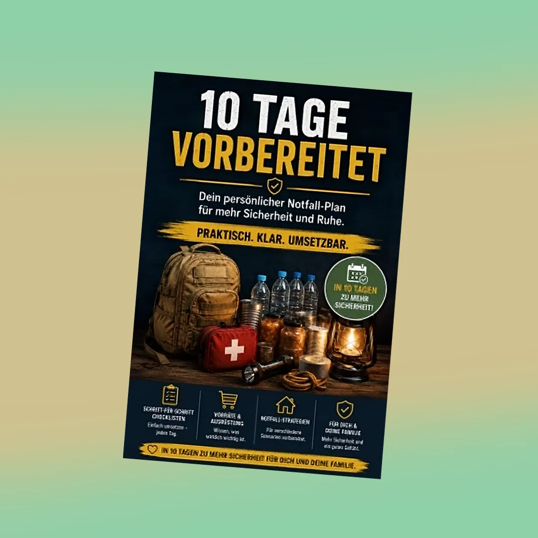 Notfallplan für 10 Tage.
